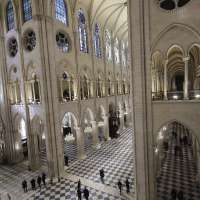 The world gets its first glimpse inside Notre Dame Cathedral after 5 years under wraps