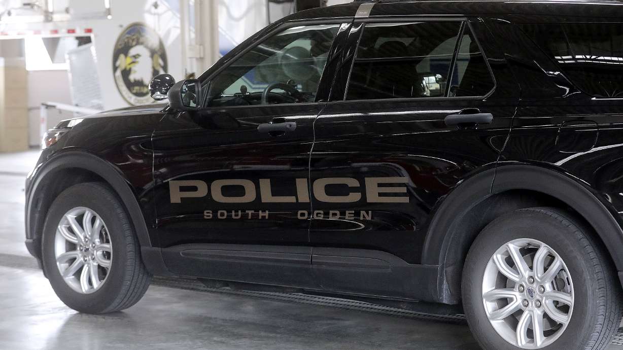 Three people were found with gunshot wounds in a crashed car in South Ogden Thanksgiving night.