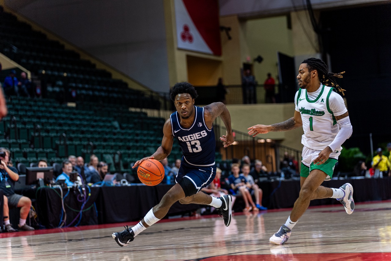 Falslev scores 28 as Utah State downs North Texas to win NIT Season Tip-Off