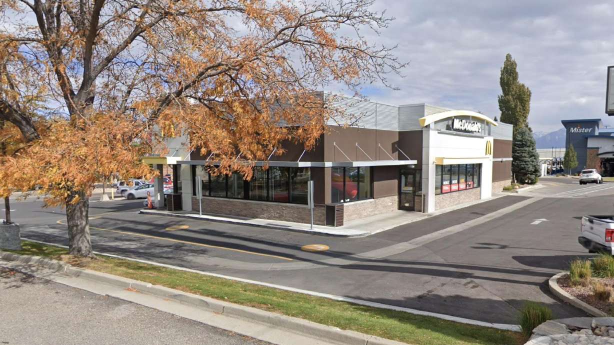 A man suffered serious injuries early Saturday after crashing into a McDonald's restaurant in Taylorsville, police say.