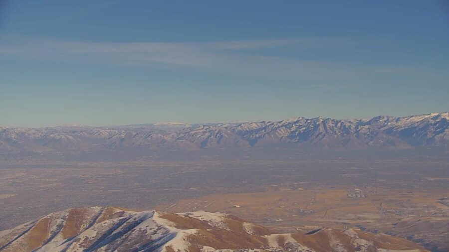 Smog covers parts of northern Utah as inversion season begins