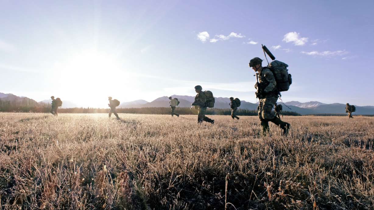 U.S. Army soldiers in Joint Base Elmendorf-Richardson, Alaska, Oct. 15. The Department of Veterans Affairs announced the funding of a study into psychedelic-assisted therapy to treat post-traumatic stress disorder in veterans.