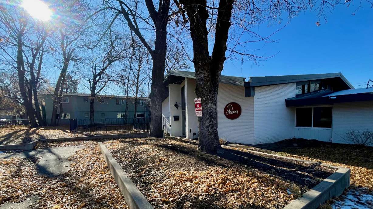 Ogden officials are debating whether to allow a vacant assisted-living facility, pictured here on Wednesday, to be converted into a 25-unit shelter serving the chronically homeless.