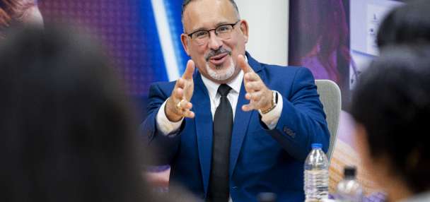 US education secretary visits Utah, touts its career and technical education initiatives