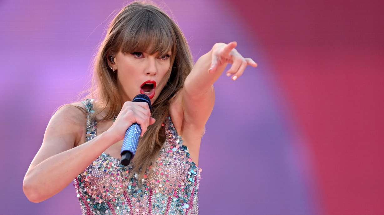 Singer-songwriter Taylor Swift performs during her Eras Tour in Melbourne, Australia, on Feb. 16. Swift was Salt Lake City's top music artist of 2024, according to Spotify.