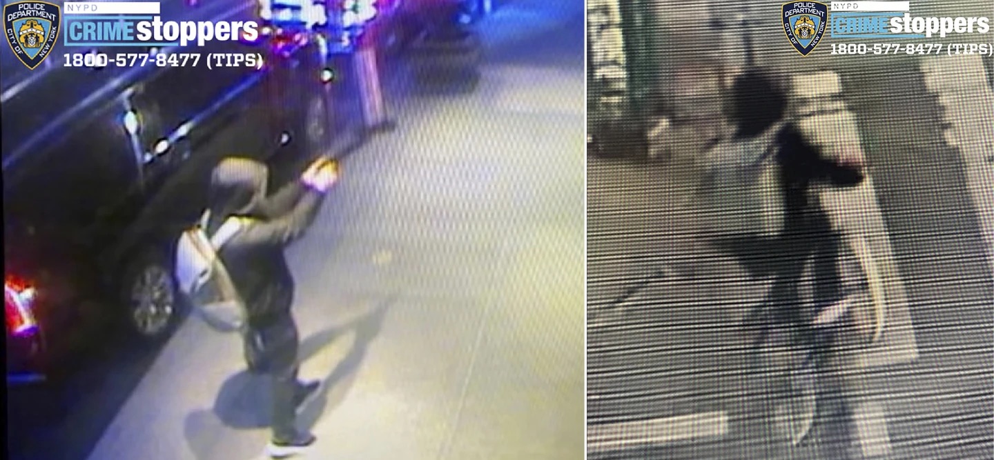 This combination of images shows the suspect sought in the the killing of UnitedHealthcare CEO Brian Thompson outside a Manhattan hotel where the health insurer was holding an investor conference, Wednesday.