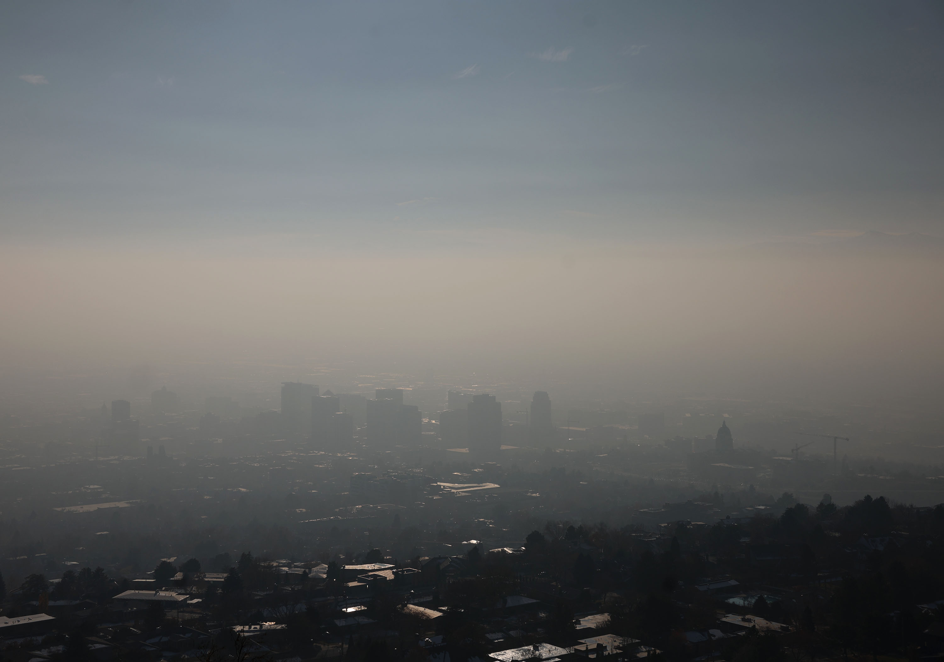 Wasatch Front inversion to persist into the weekend, but air quality relief in sight 