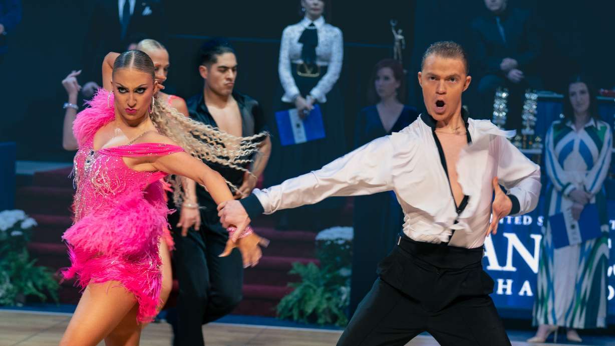 Alexis and Daniel Pollack own Ladu Dance Studio in Sandy and are hoping to expand the presence of ballroom in Salt Lake County.