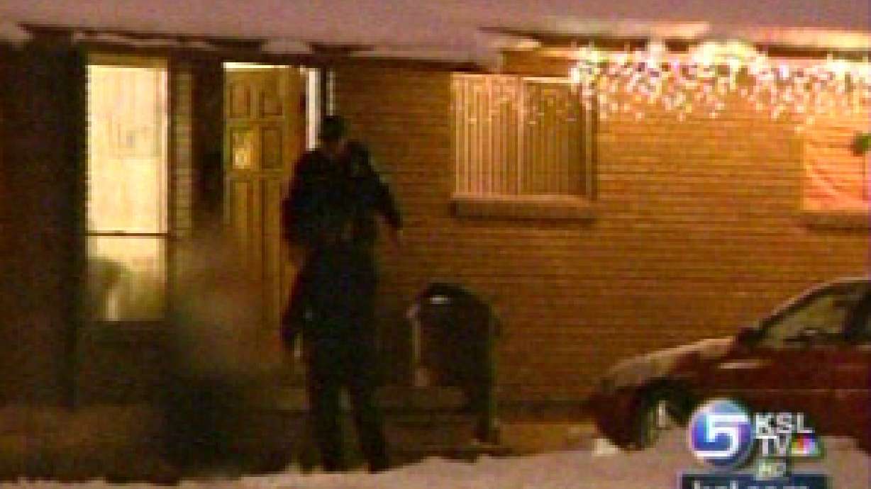 Man with a gun crashes party