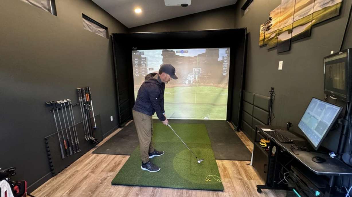 Imagine a luxury golf simulator building in your backyard!