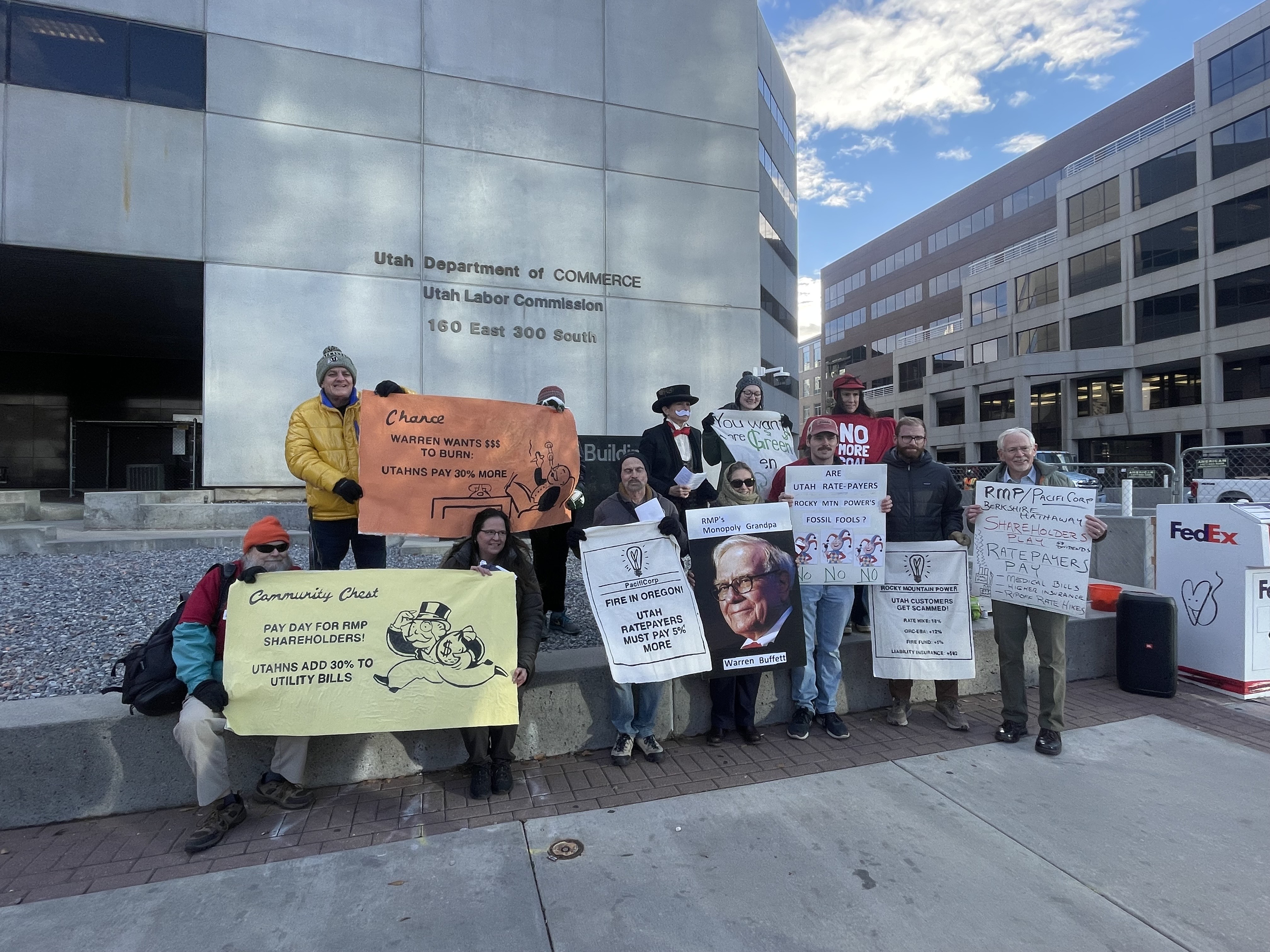 Rocky Mountain Power customers rally against 18% proposed rate increase, commitment to coal