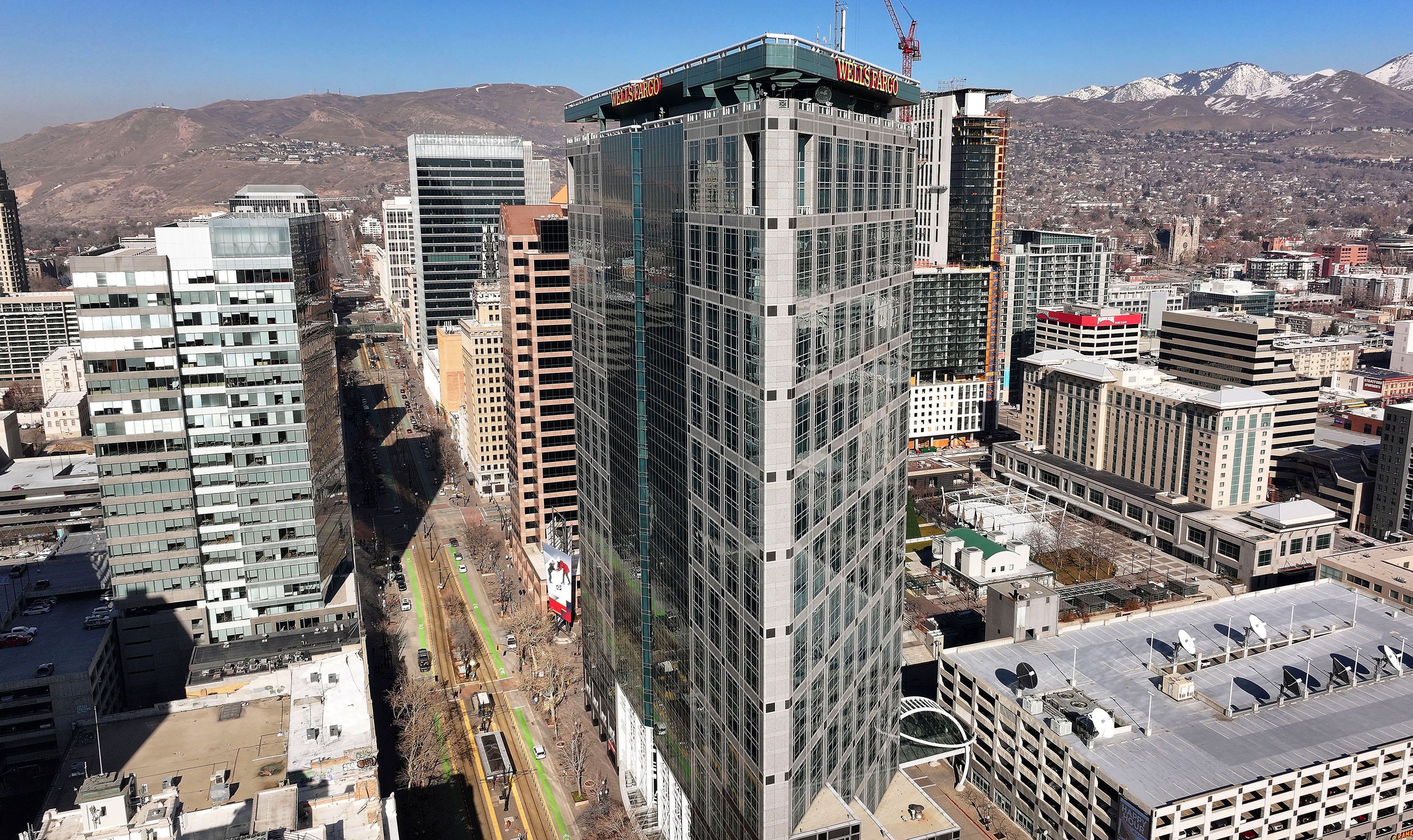 Salt Lake City’s downtown skyline on Jan. 30. Salt Lake City and the Wasatch Front were highlighted by the CNBC's “Cities of Success” series Tuesday night.