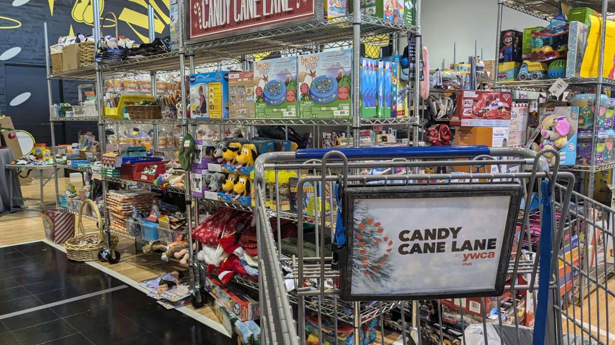 YWCA of Utah is ready for its annual Candy Cane Lane, an opportunity for women in the shelters to get presents for their children and themselves. In the past, 300-plus women have come through the lane. YWCA staff expect more this year.