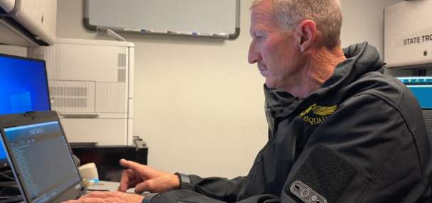 UHP trooper who fell off bridge returns to work