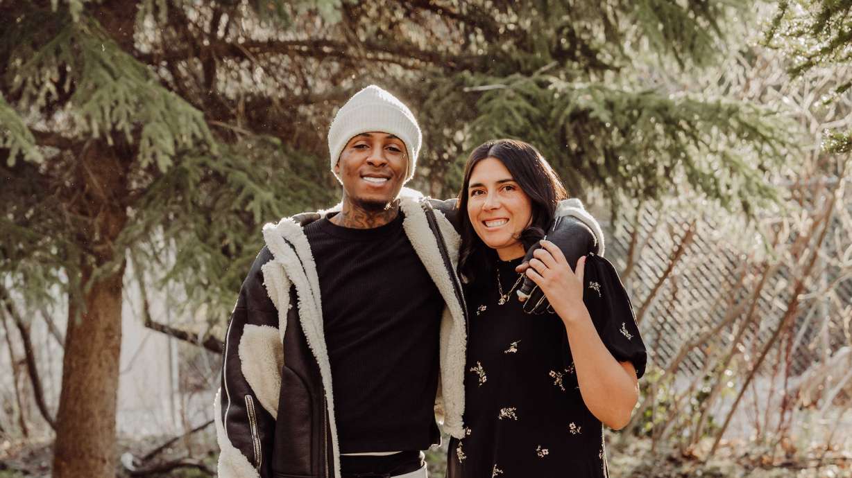 Kentrell Gaulden and Kyrie Garcia. Gaulden was sentenced to prison Tuesday for federal firearm charges stemming from two cases.