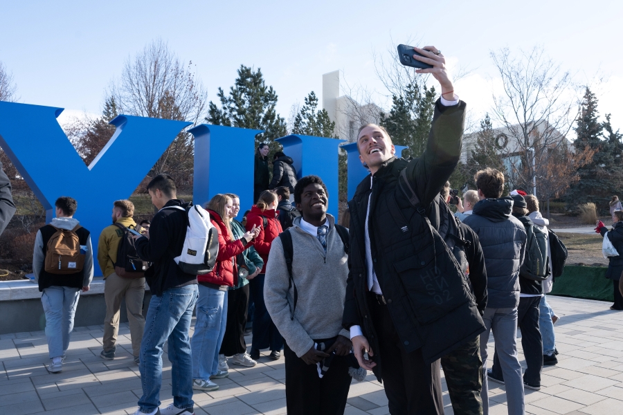 BYU-Idaho unveils new monument to connect students and alumni