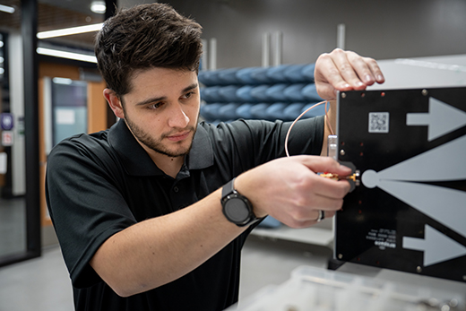 Weber State student developing technology that could benefit Hill Air Force Base, Great Salt Lake