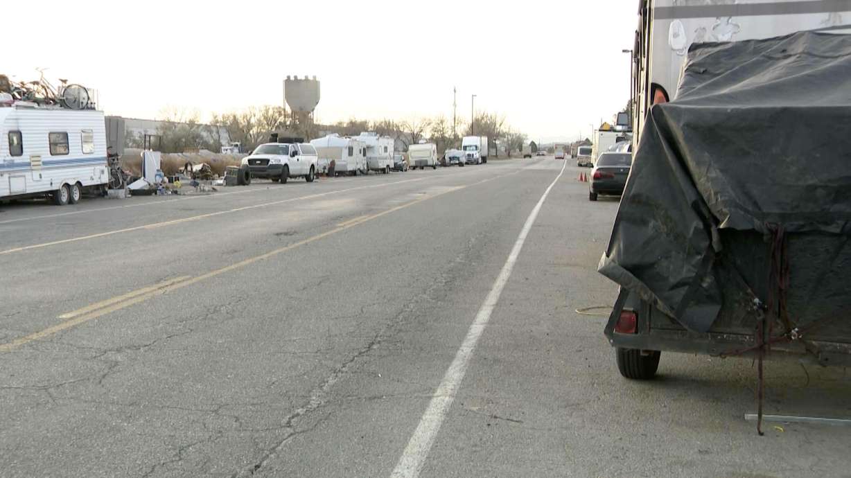 Just after 4 a.m. Wednesday, police say two men with rifles entered an RV near 950 S. Gladiola Street in Salt Lake City and demanded money at gunpoint from the occupants. One man was arrested Wednesday afternoon.