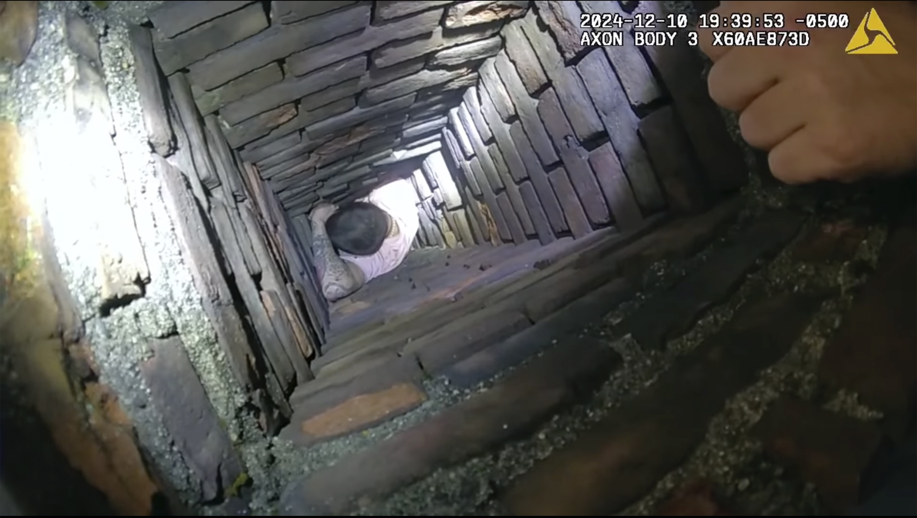 Have You Seen This? Man sought by police goes down chimney and gets stuck