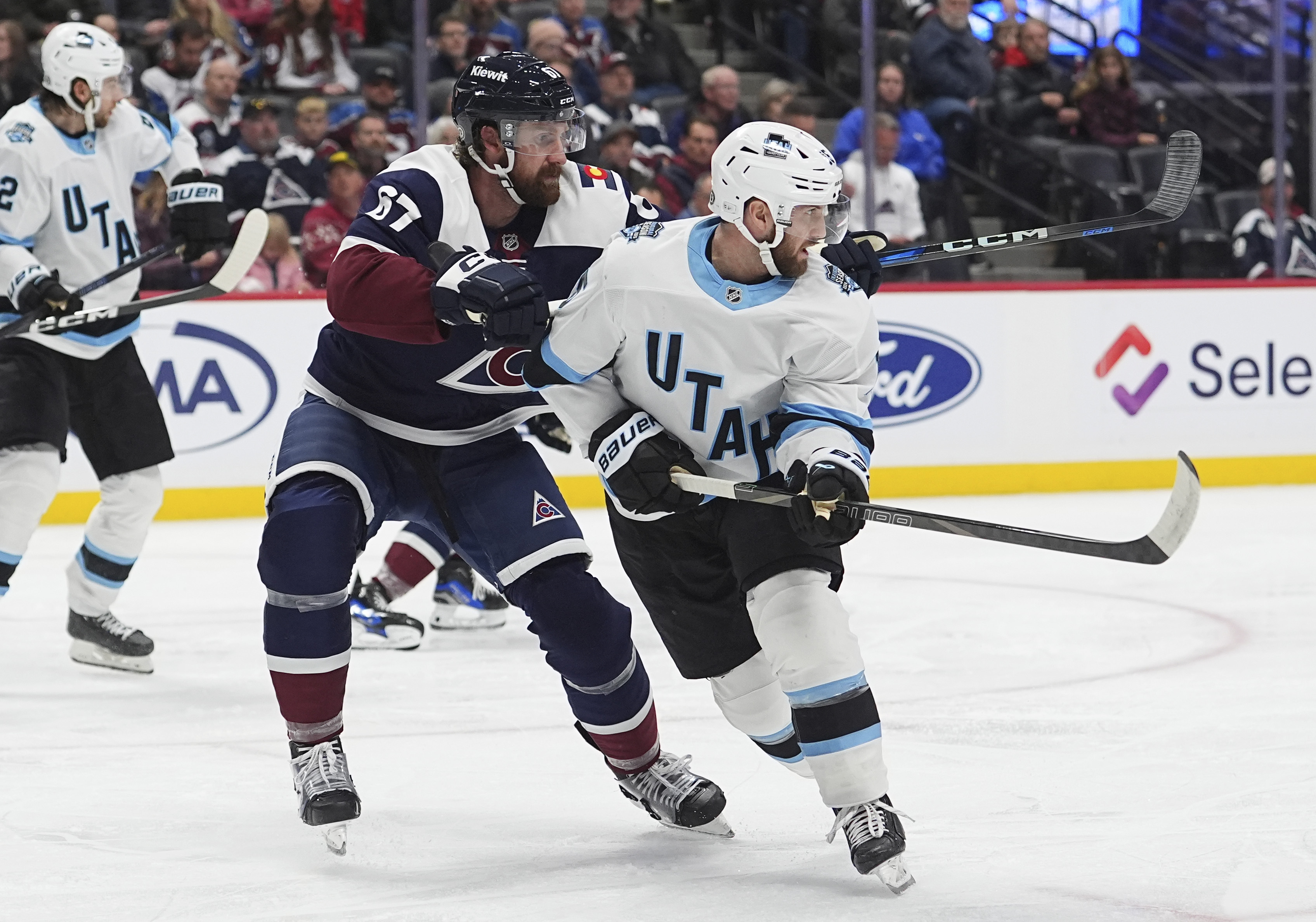 Utah Hockey Club inches away from more history as it beat up on Colorado Avalanche