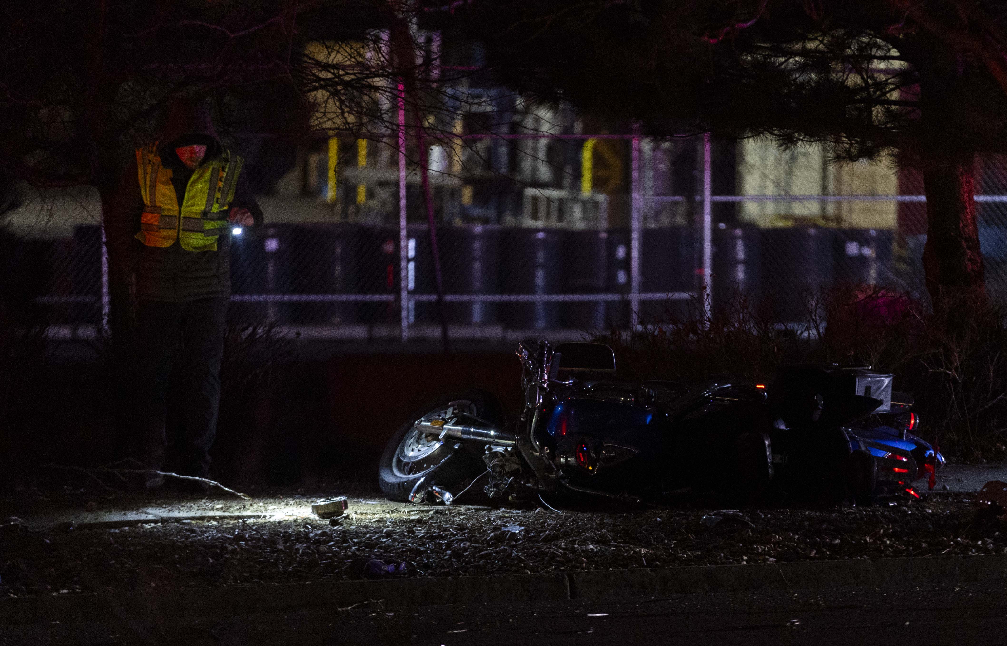 1 critically injured in motorcycle crash in West Jordan