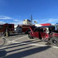 Driver in serious condition after crash involving TRAX train