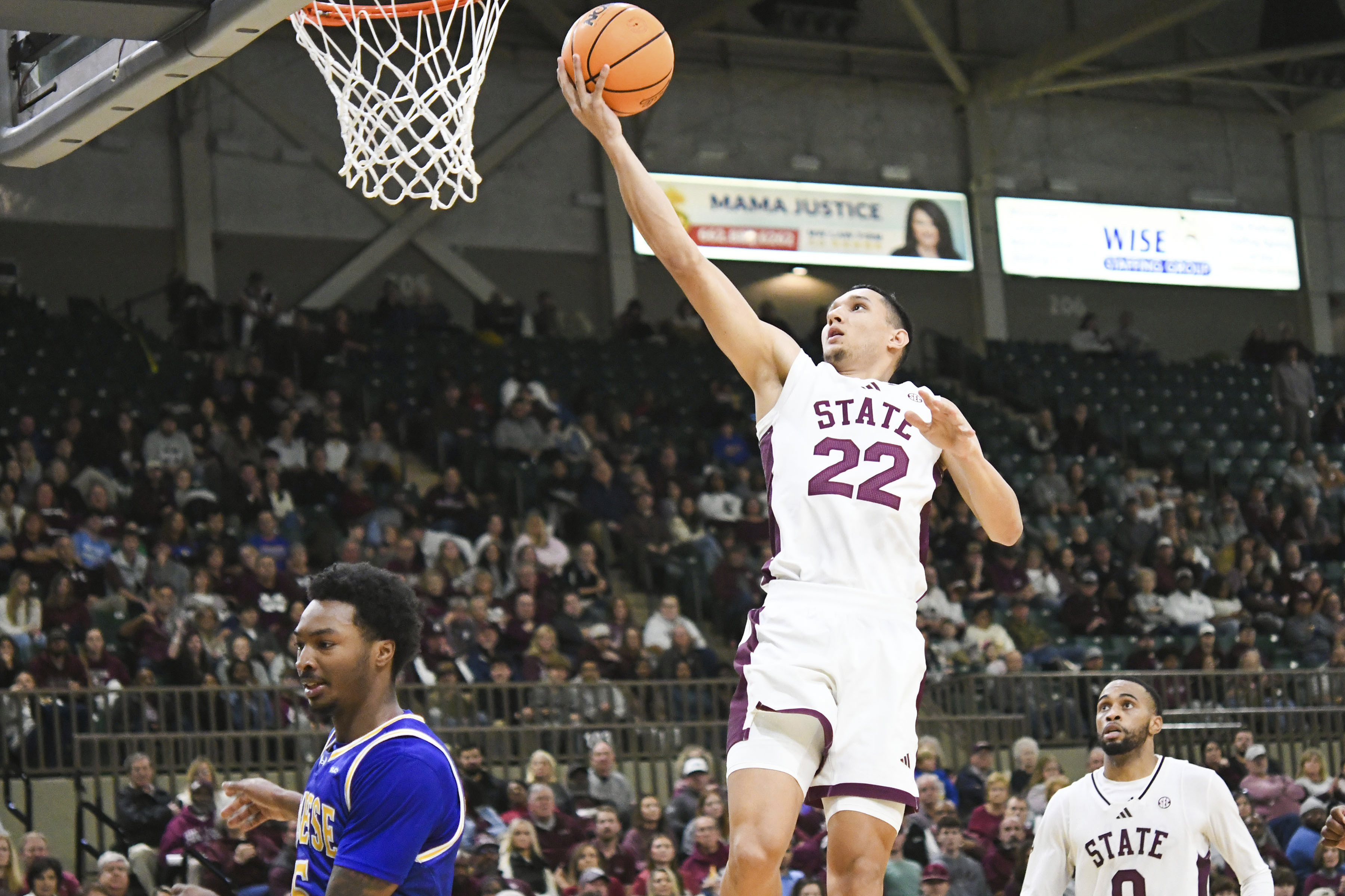 Melendez makes 2 late free throws, No. 25 Mississippi State beats McNeese State 66-63