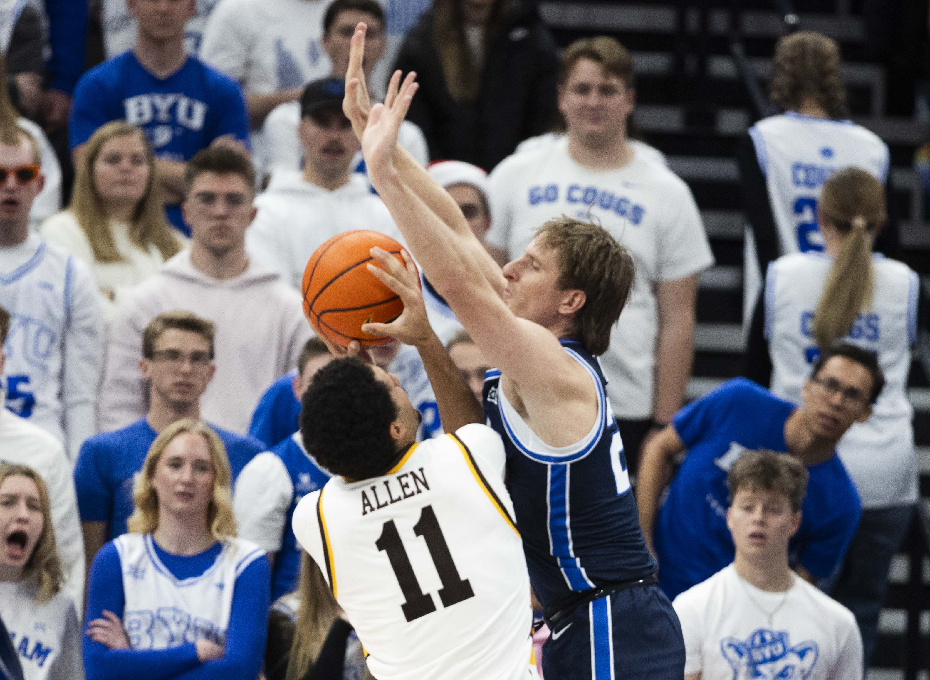 Baker, Mag help BYU overwhelm Wyoming from the bench at Delta Center 