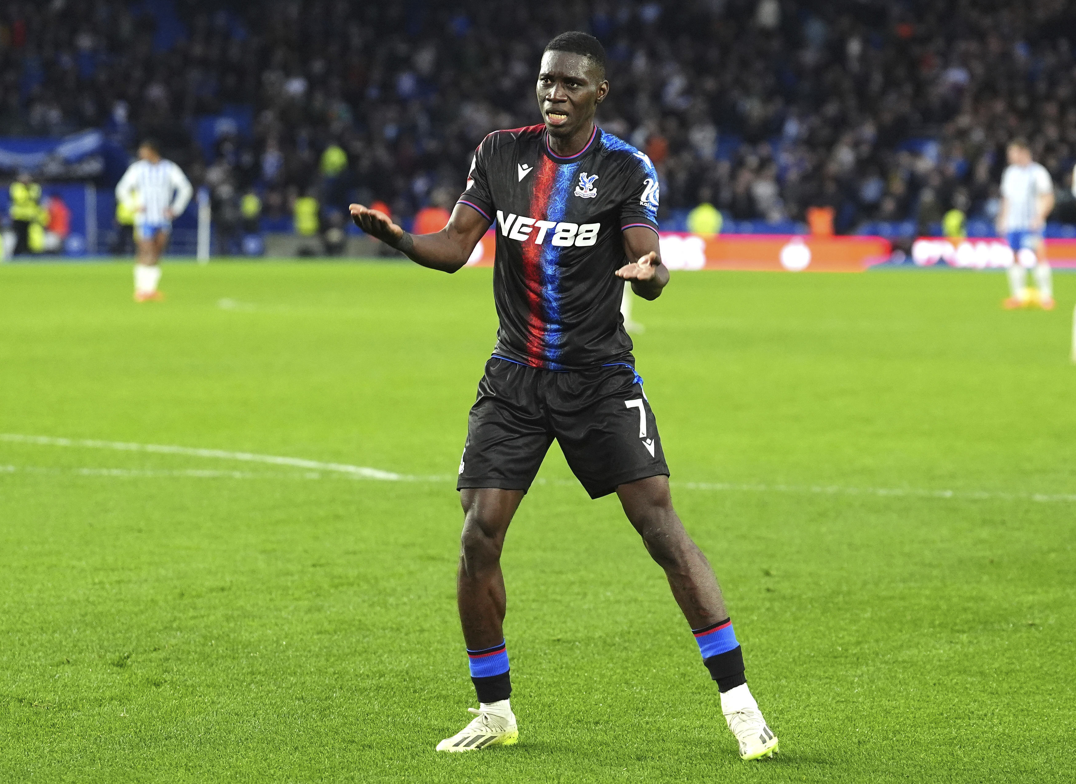 Ismaila Sarr's double helps Crystal Palace to 3-1 win against Brighton