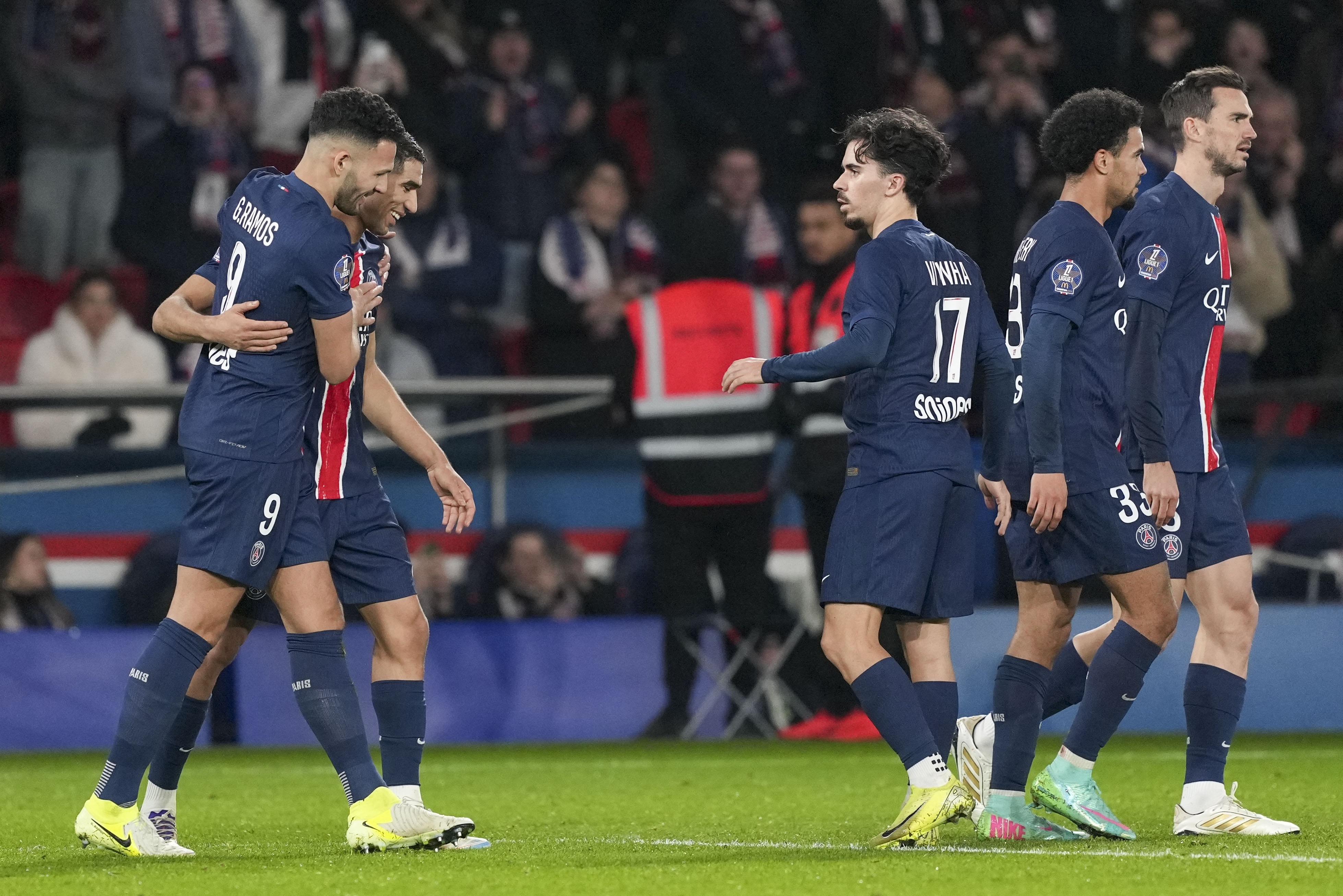 PSG extends lead at the top of French league with 3-1 win against Lyon  marred by homophobic chants | KSL.com, image size:1228x690