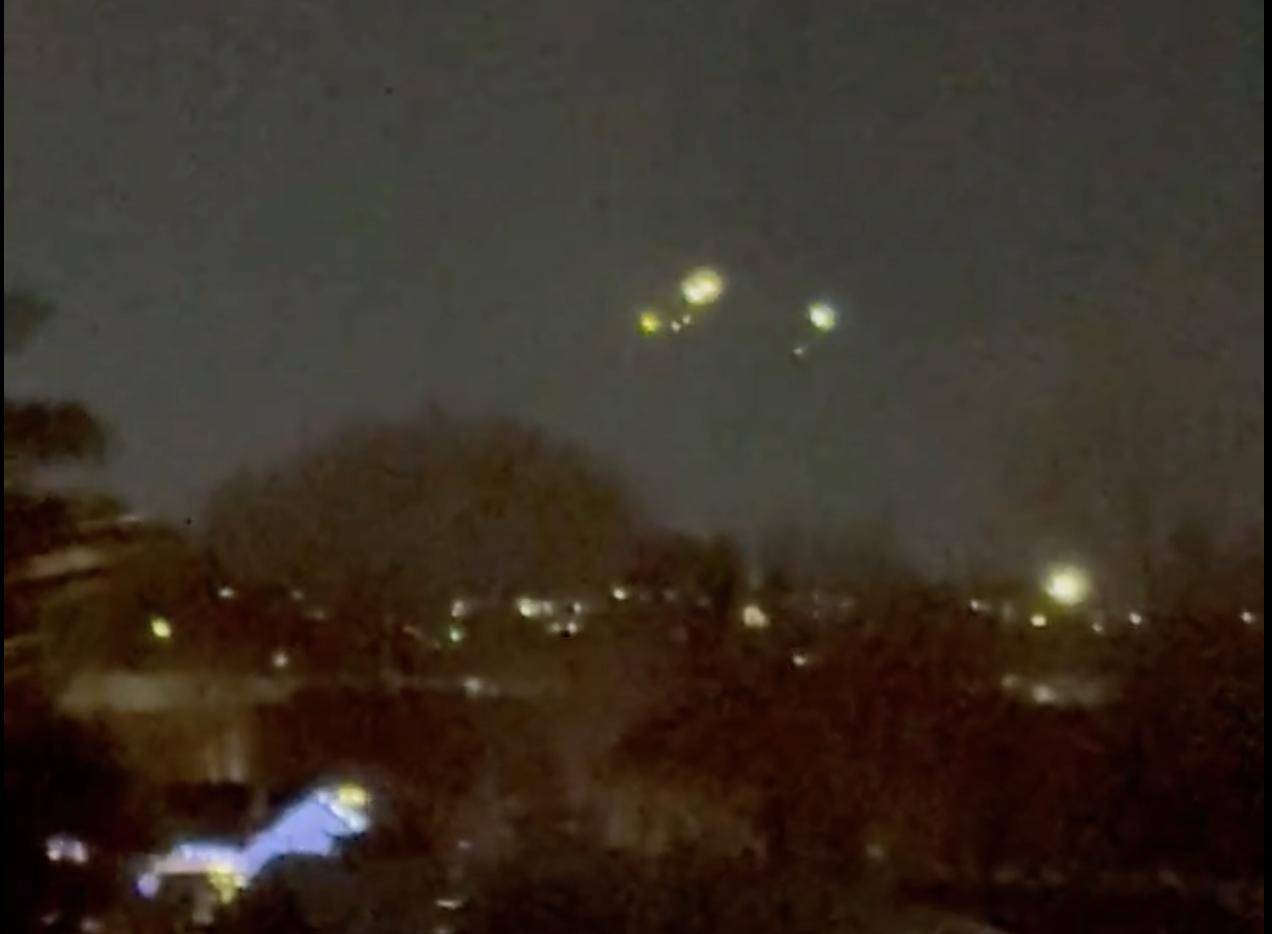 A Fruit Heights resident says she saw around ten drones Sunday night, hovering and emitting bright light over Hill Air Force Base.