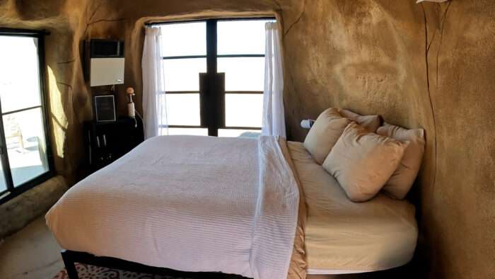 The cave room is seen at Outpost-X, about 45 miles west of Cedar City on Monday.