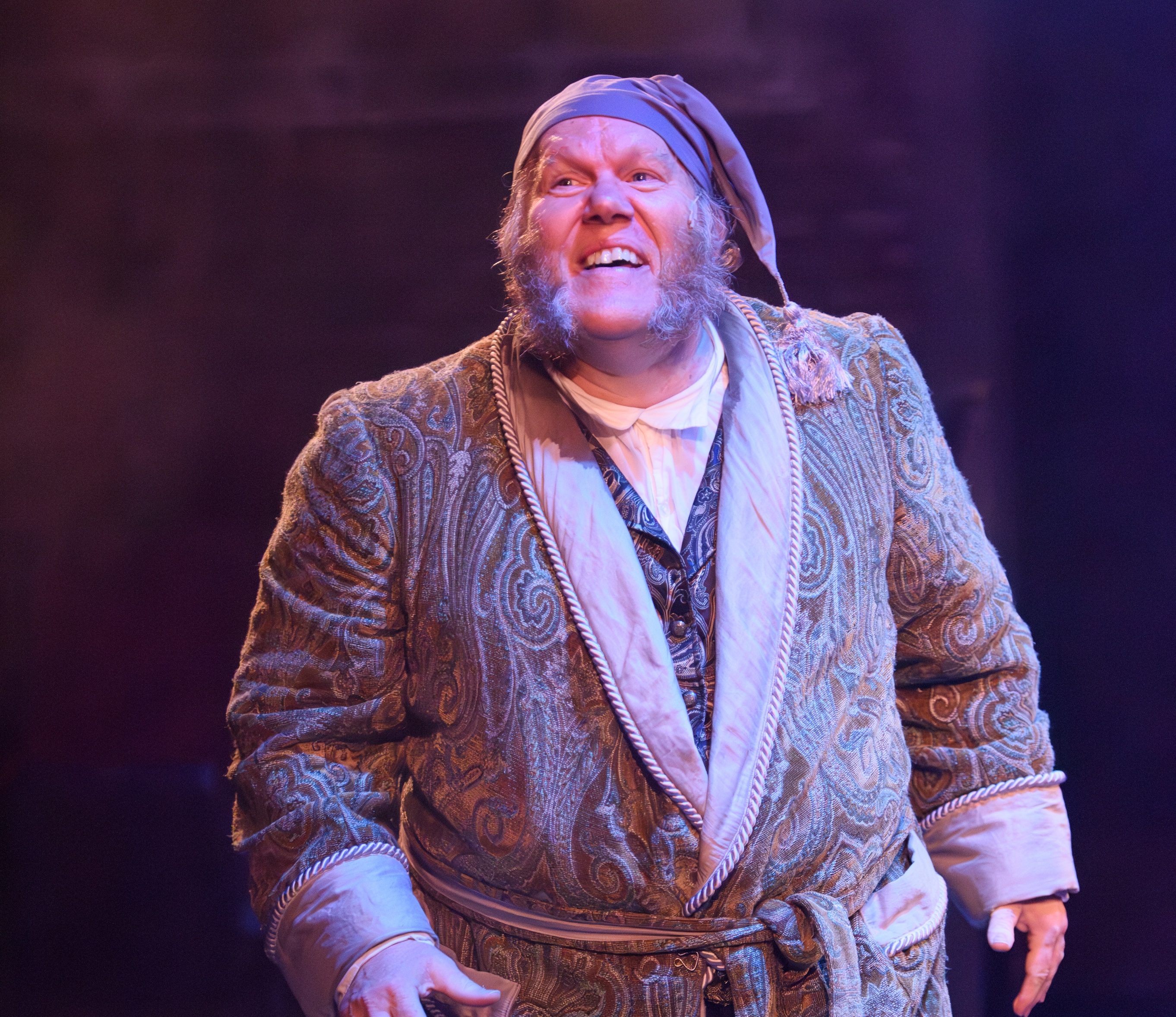 Daniel Hess portrays Scrooge in "A Christmas Carol" during Hale Center Theater Orem's final production before the theater closes.