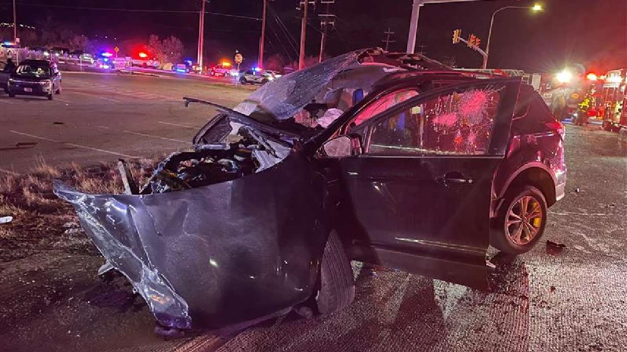 A Utah man was arrested Tuesday after police say he shot his brother in the leg and then fled the scene and hit and killed a pregnant woman in Magna.