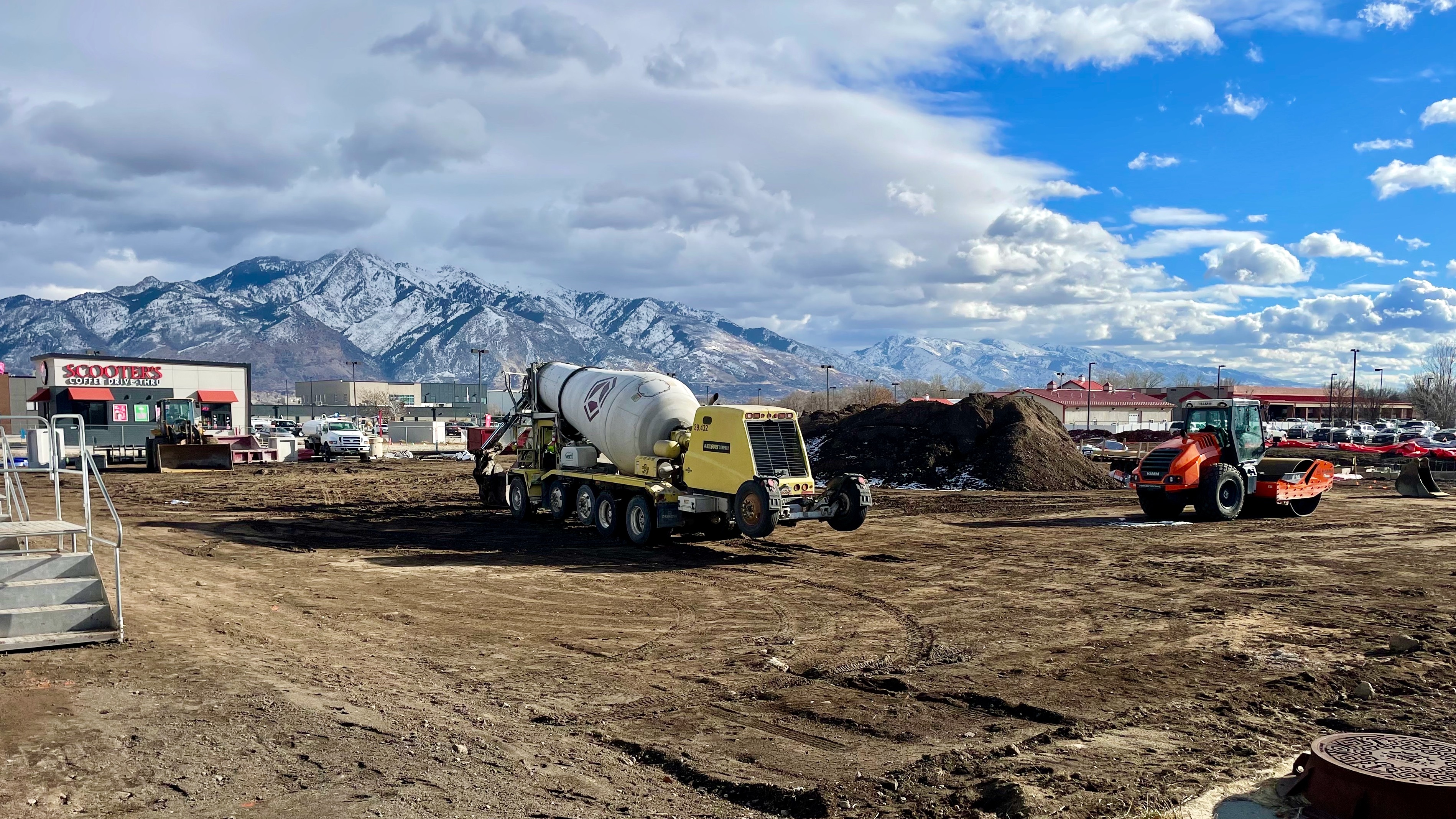 The site of a planned new Utah Department of Alcoholic Beverage Services liquor store at 1115 W. 12th Street in Marriott-Slaterville, photographed Tuesday. The store is to be done by the fall of 2025.
