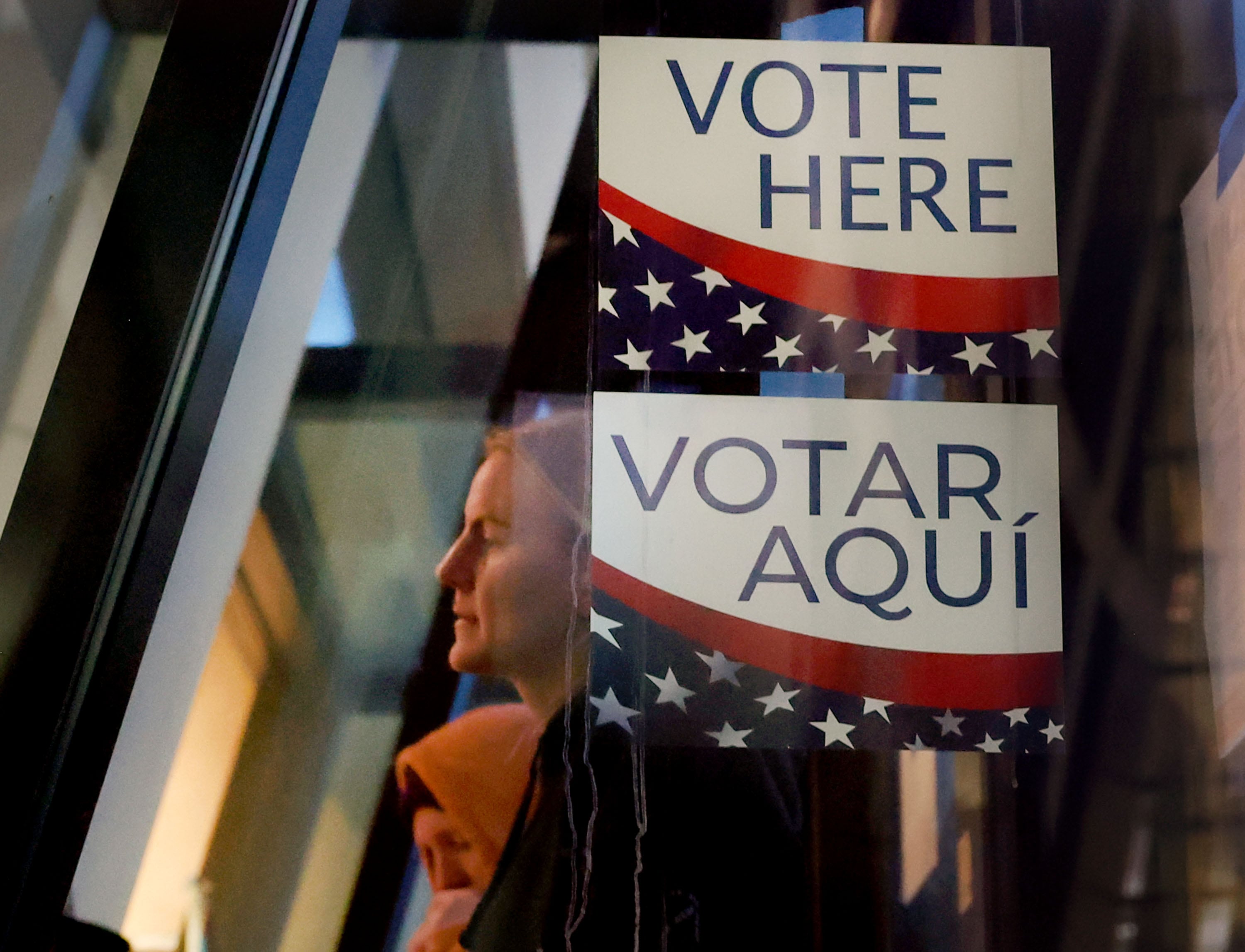 People wait to vote at the Salt Lake City Library on Nov. 5.