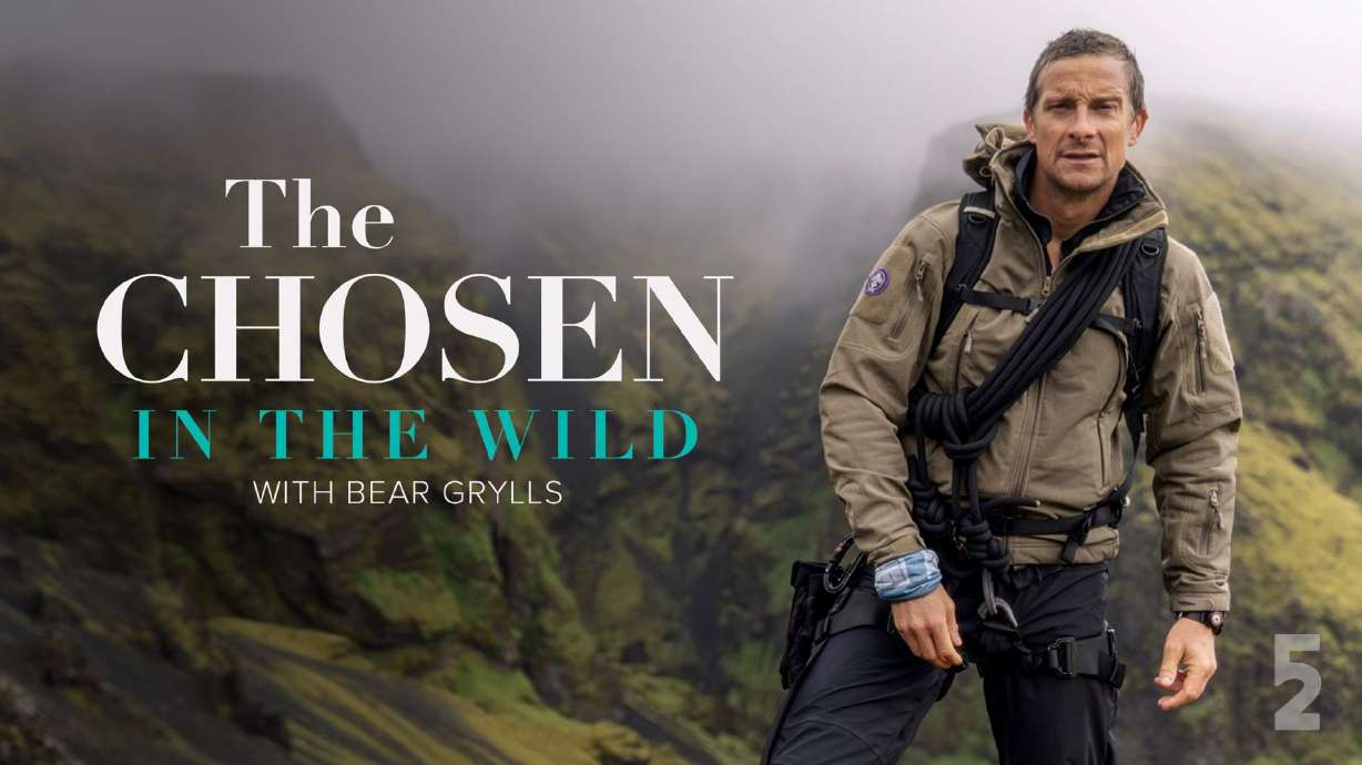 Bear Grylls takes cast members of "The Chosen" into the wild and talks to them about their journeys in an upcoming show.