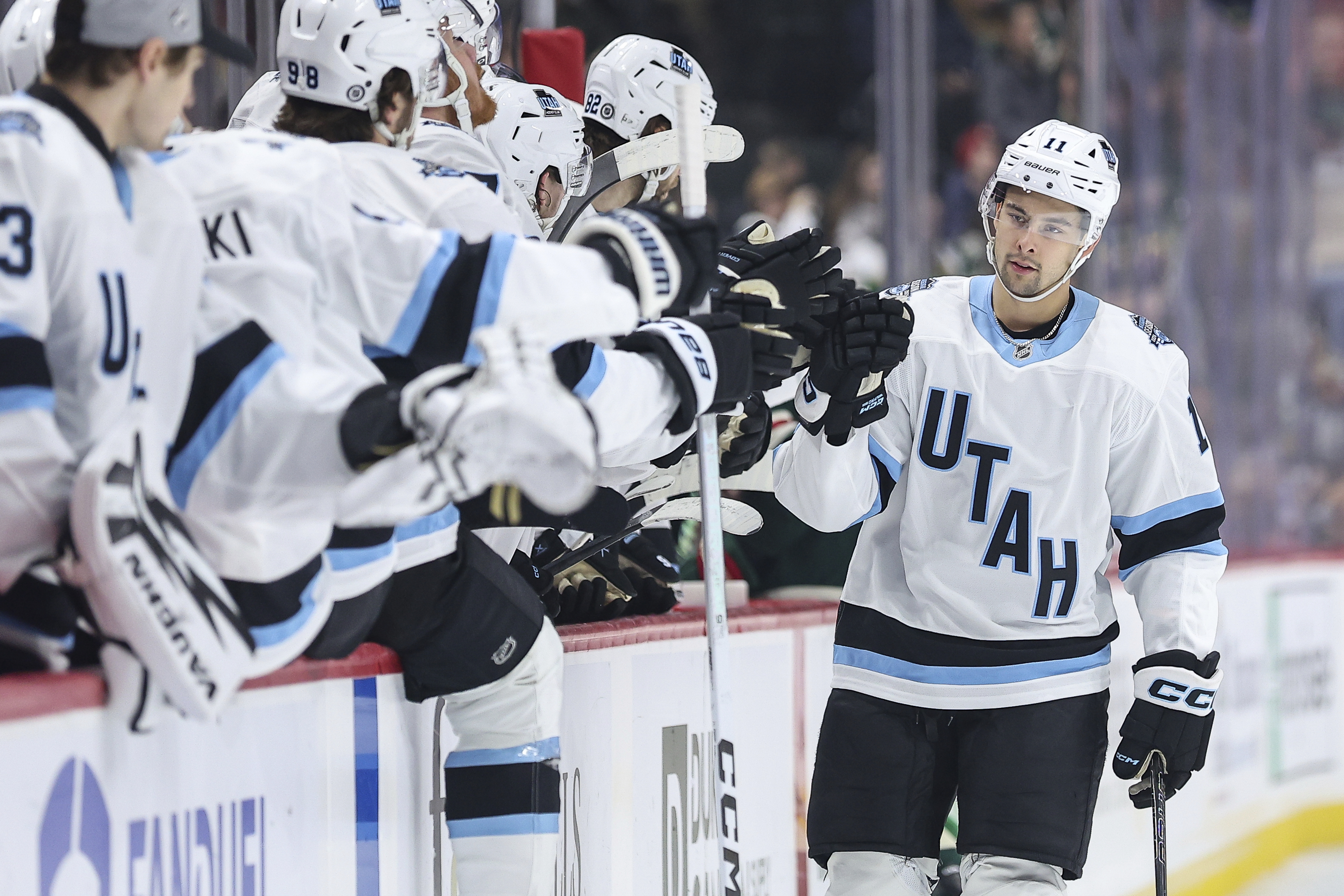 Dylan Guenther scores twice as Utah continues to look like a playoff threat in win over Wild