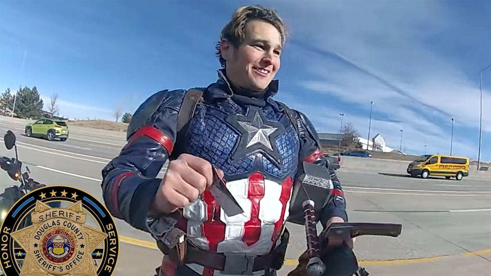 Have You Seen This? 'Captain America' rescued from Colorado highway