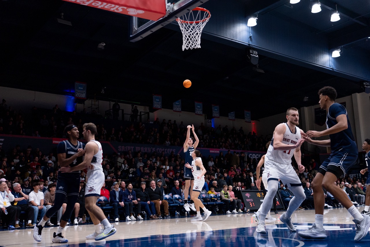 Utah State secures 75-68 win over Saint Mary's