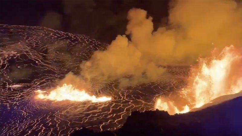 One of the world's most active volcanoes — Hawaii's Kilauea — is erupting again