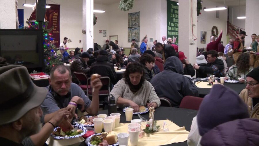 Christmas celebration provides homeless women chance to be in community