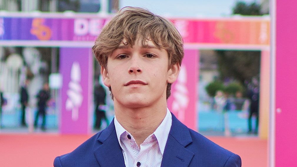 Hudson Meek attends the Deauville American Film Festival in Deauville, France, on Sept. 9. Meek died last week after falling from a moving vehicle in Alabama.