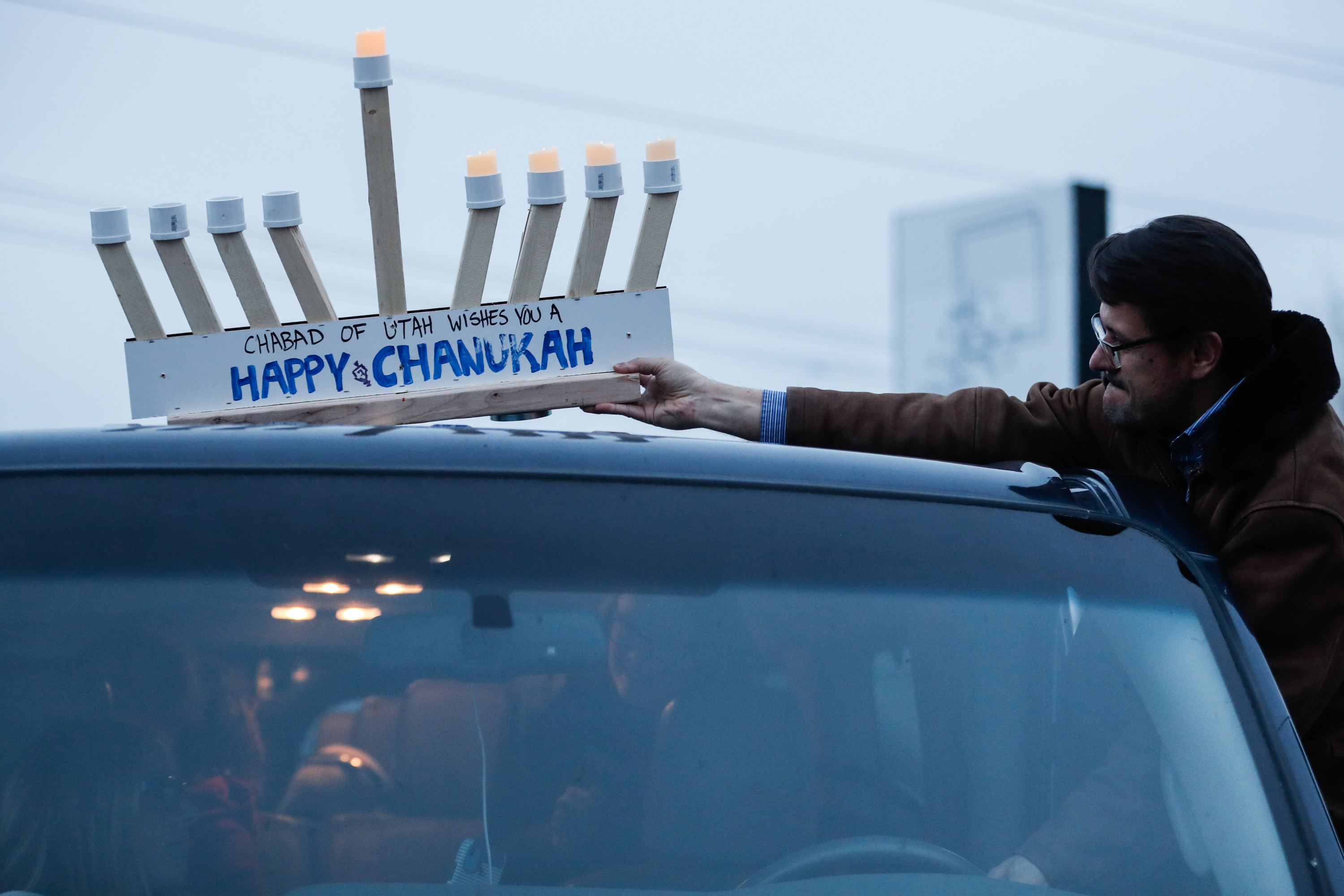 Menorah car parade a chance to bring attention to Salt Lake City's Jewish community