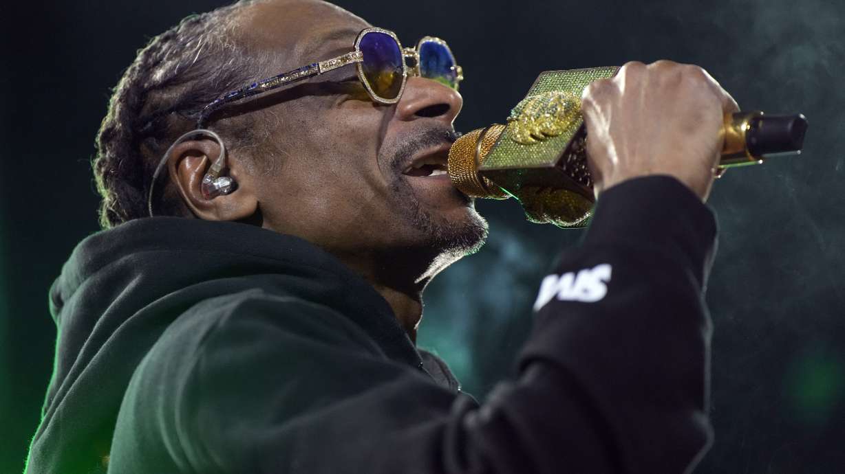 FILE - Snoop Dogg performs at the Shaq's Fun House Super Bowl event on Friday, Feb. 10, 2023, at Talking Stick Resort in Scottsdale, Ariz.