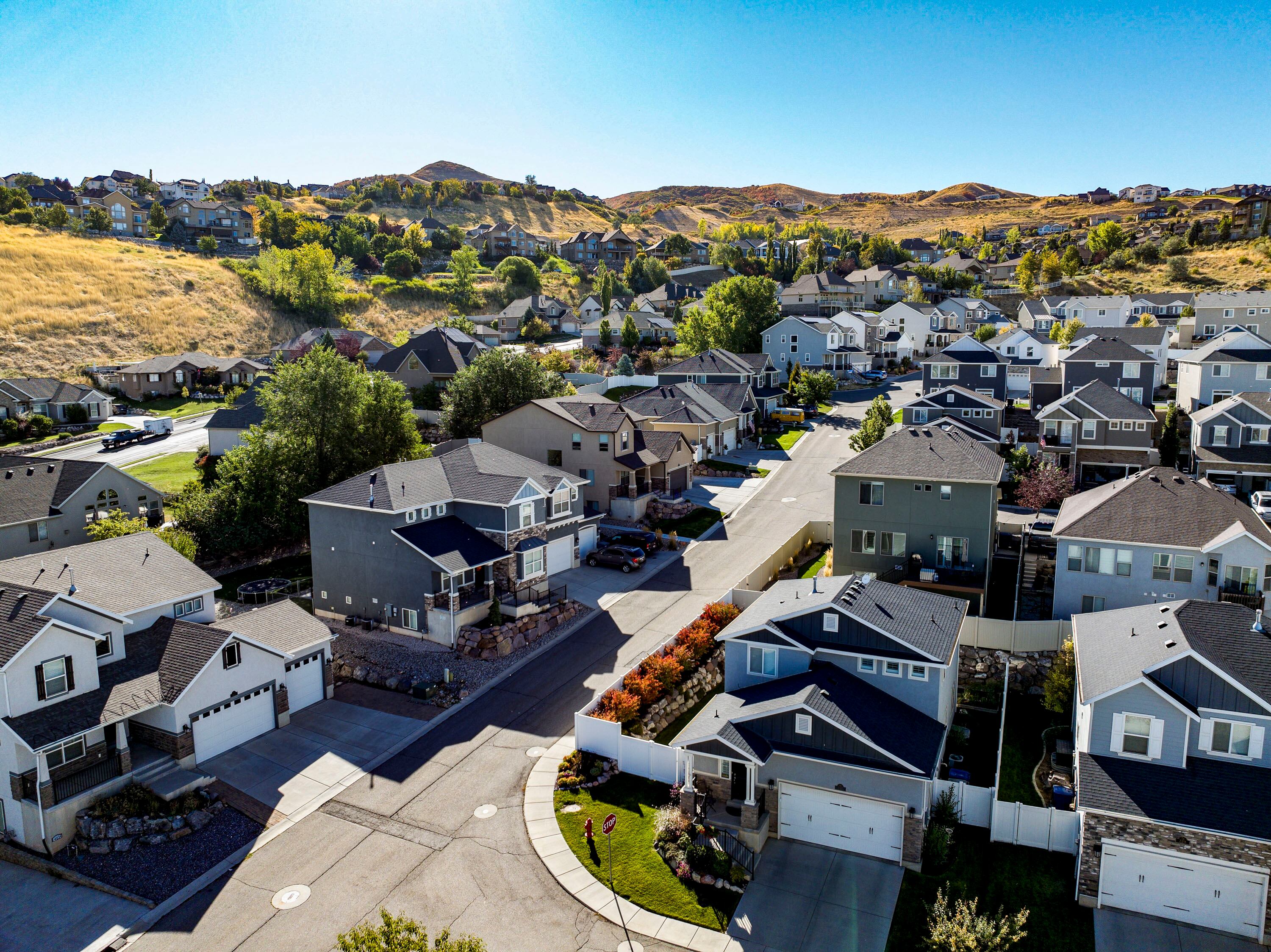 Homes in North Salt Lake on Sept. 25. The past few years have been difficult for potential homeowners to invest due to high interest rates, a lack of supply and rising home prices