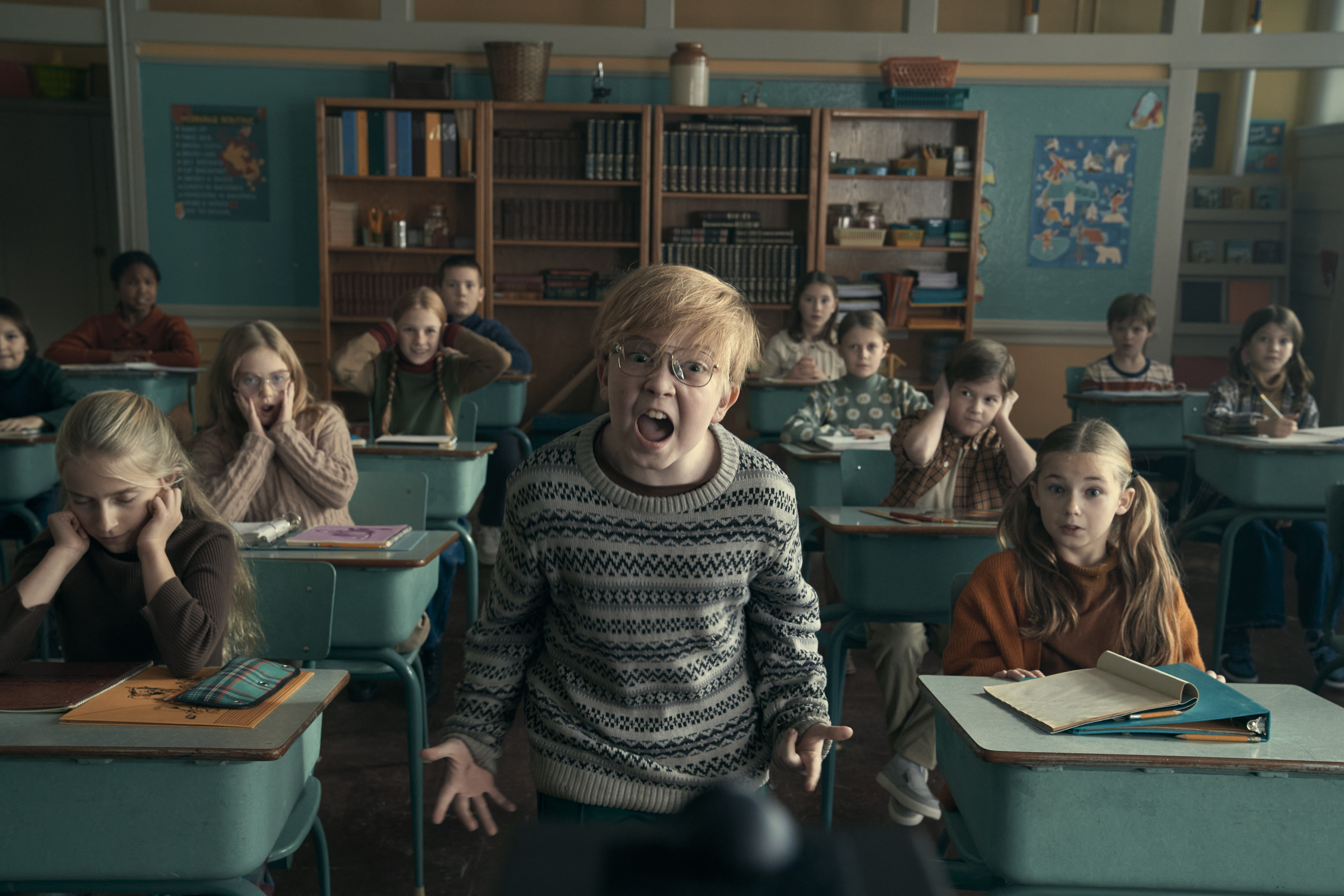 Matthew Lamb as Claude Herdman in "The Best Christmas Pageant Ever."