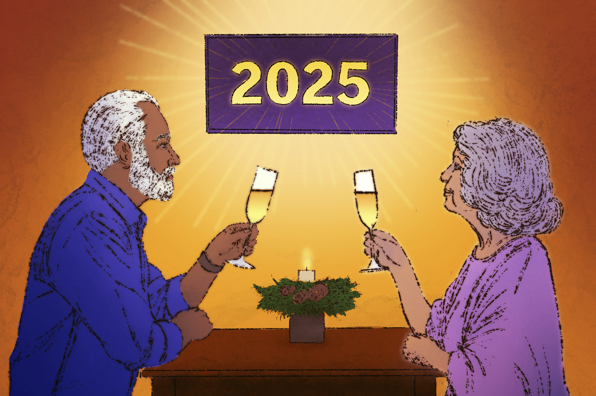 Will New Year's Eve be loud or quiet? What are the top 2025 resolutions? AP-NORC poll has answers