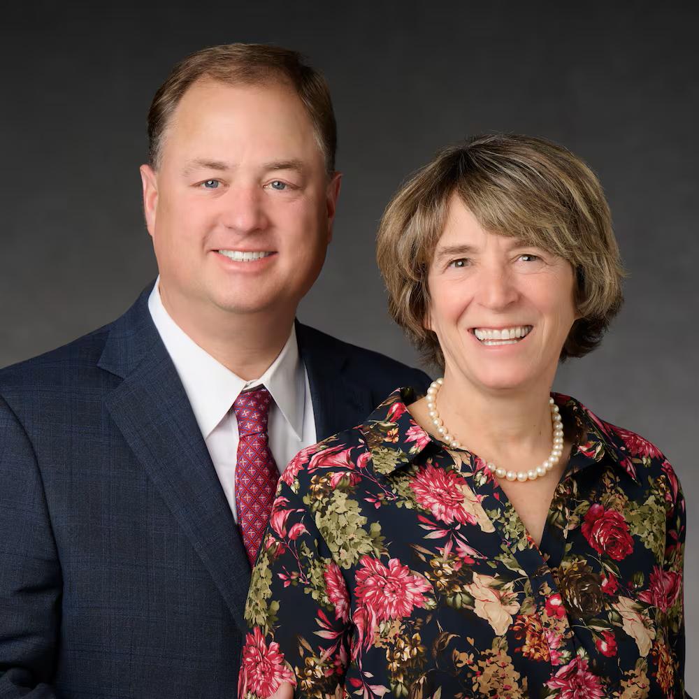 President Jason Michael Soulier and his wife, Sister Jennifer H. Soulier.