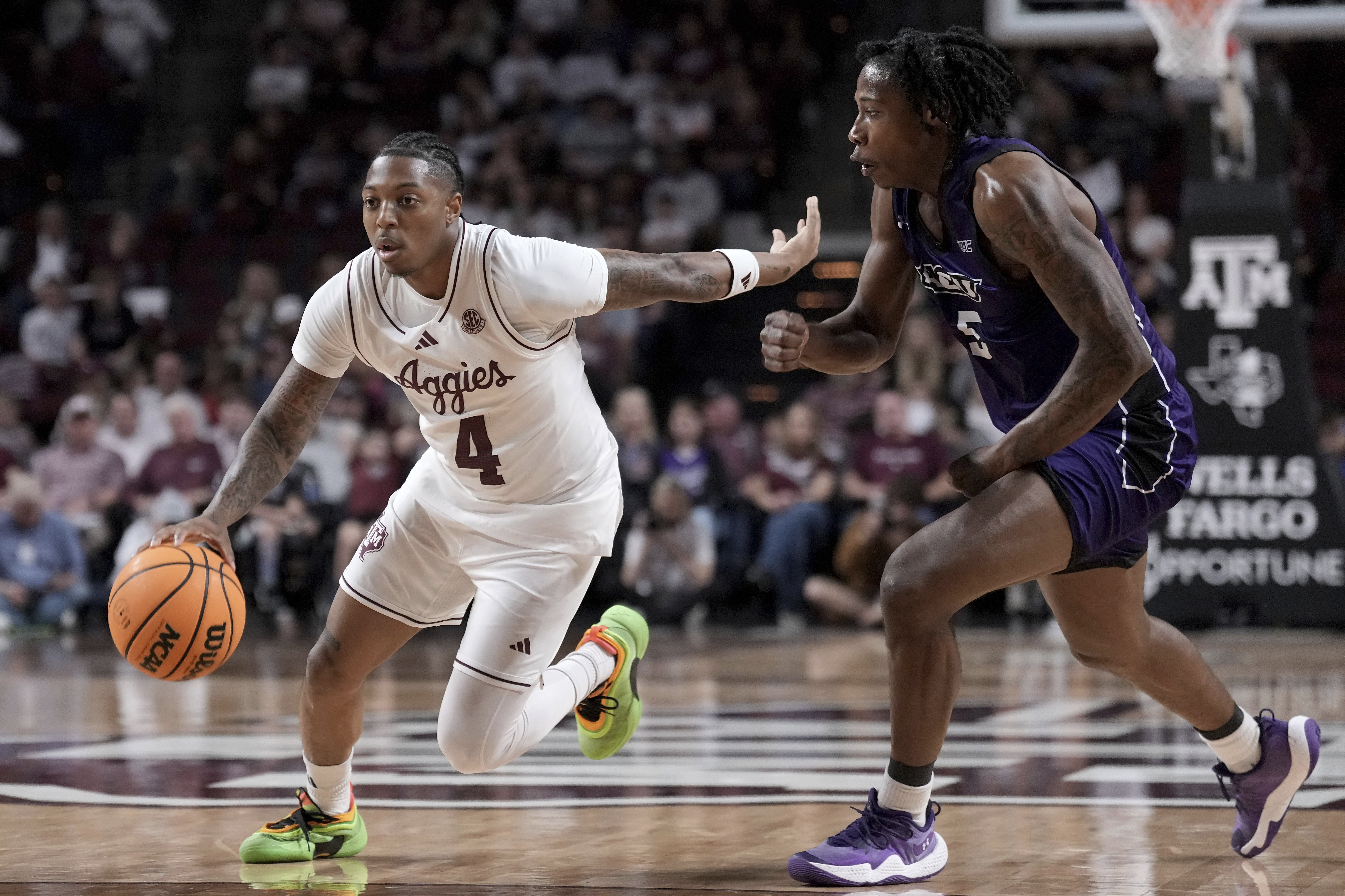 No. 13 Texas A&M routs Abilene Christian 92-54, Taylor moves into 2nd in Aggies' all-time scoring